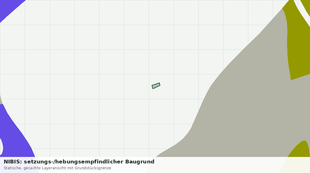 Statische Kartenansicht: NIBIS: setzungs-/hebungsempfindlicher Baugrund
