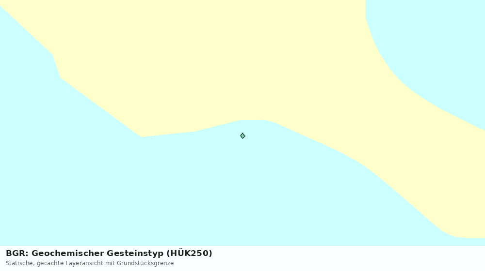 Statische Kartenansicht: BGR: Geochemischer Gesteinstyp (HÜK250)