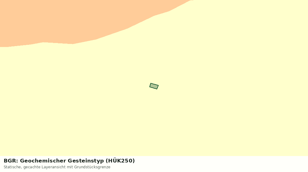 Statische Kartenansicht: BGR: Geochemischer Gesteinstyp (HÜK250)