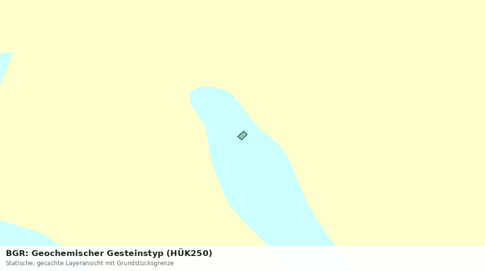 Statische Kartenansicht: BGR: Geochemischer Gesteinstyp (HÜK250)