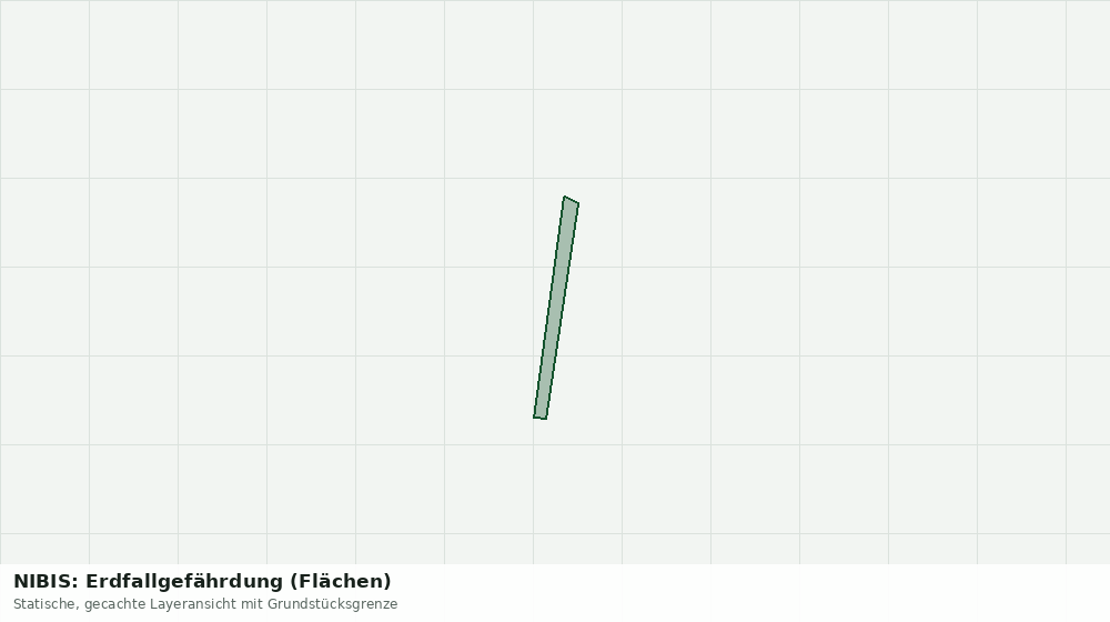 Statische Kartenansicht: NIBIS: Erdfallgefährdung (Flächen)