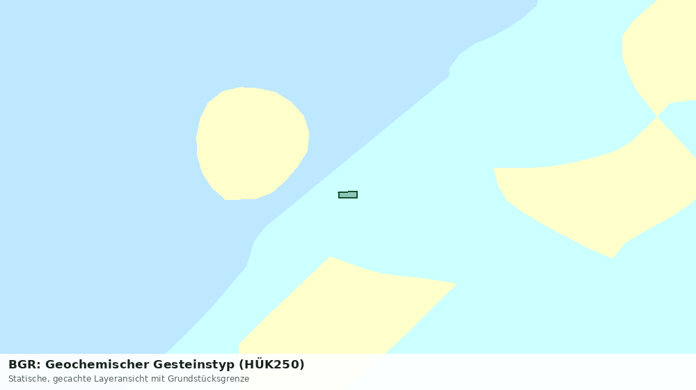 Statische Kartenansicht: BGR: Geochemischer Gesteinstyp (HÜK250)