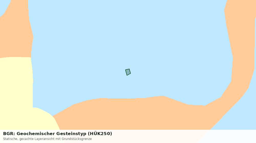 Statische Kartenansicht: BGR: Geochemischer Gesteinstyp (HÜK250)