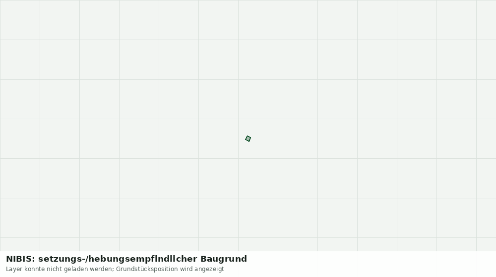 Statische Kartenansicht: NIBIS: setzungs-/hebungsempfindlicher Baugrund