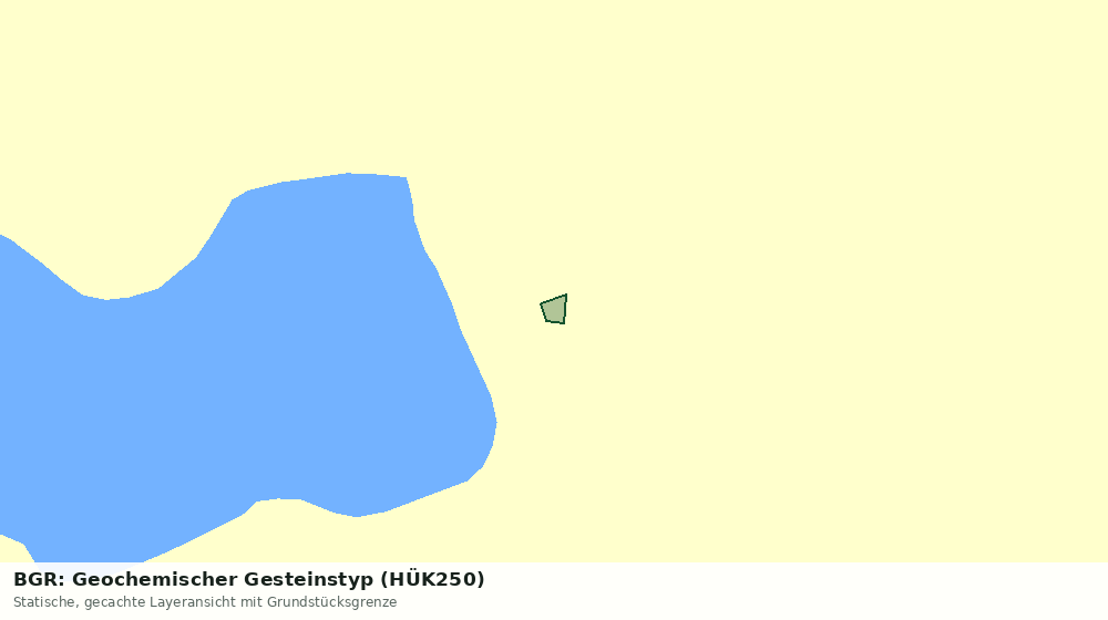 Statische Kartenansicht: BGR: Geochemischer Gesteinstyp (HÜK250)