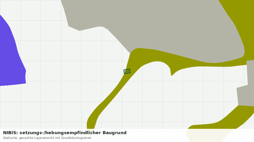Statische Kartenansicht: NIBIS: setzungs-/hebungsempfindlicher Baugrund