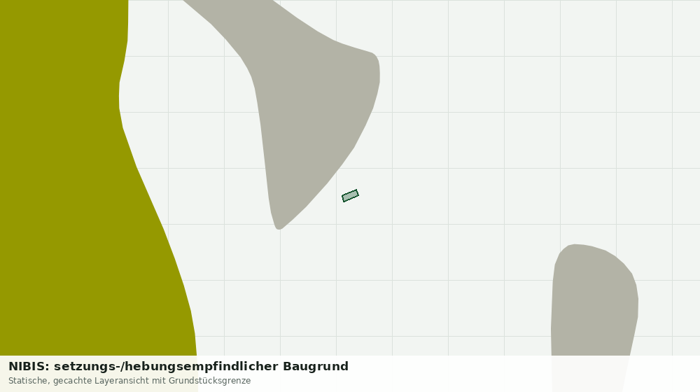 Statische Kartenansicht: NIBIS: setzungs-/hebungsempfindlicher Baugrund