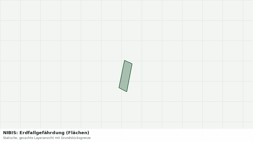 Statische Kartenansicht: NIBIS: Erdfallgefährdung (Flächen)