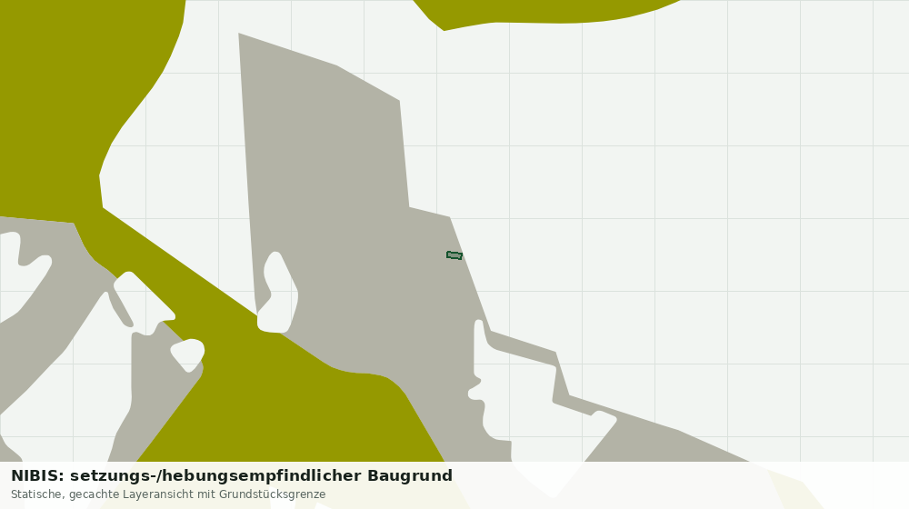 Statische Kartenansicht: NIBIS: setzungs-/hebungsempfindlicher Baugrund