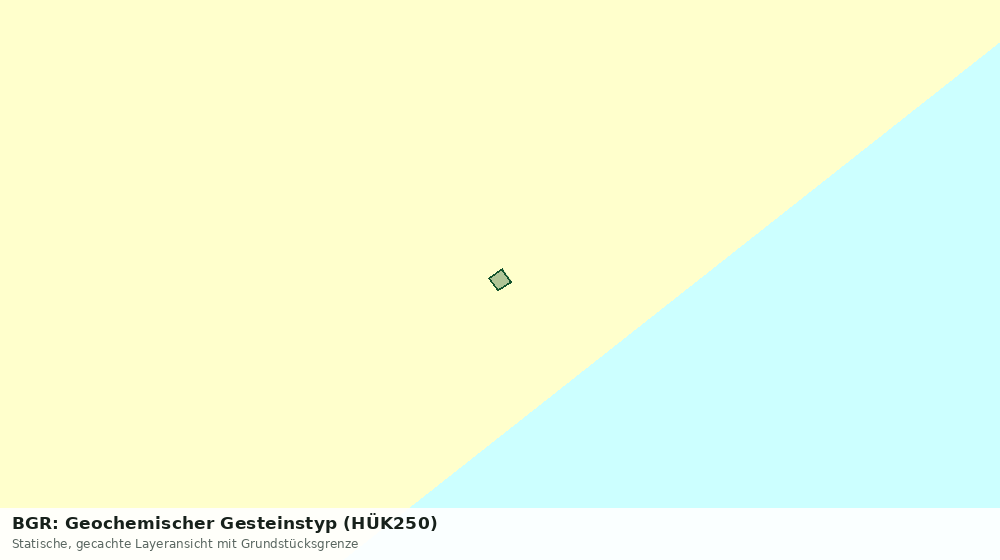 Statische Kartenansicht: BGR: Geochemischer Gesteinstyp (HÜK250)