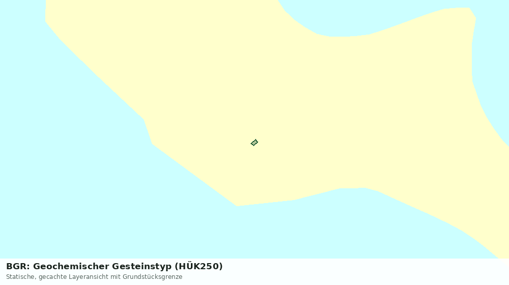 Statische Kartenansicht: BGR: Geochemischer Gesteinstyp (HÜK250)