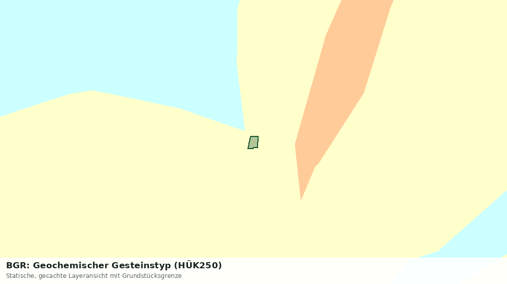 Statische Kartenansicht: BGR: Geochemischer Gesteinstyp (HÜK250)