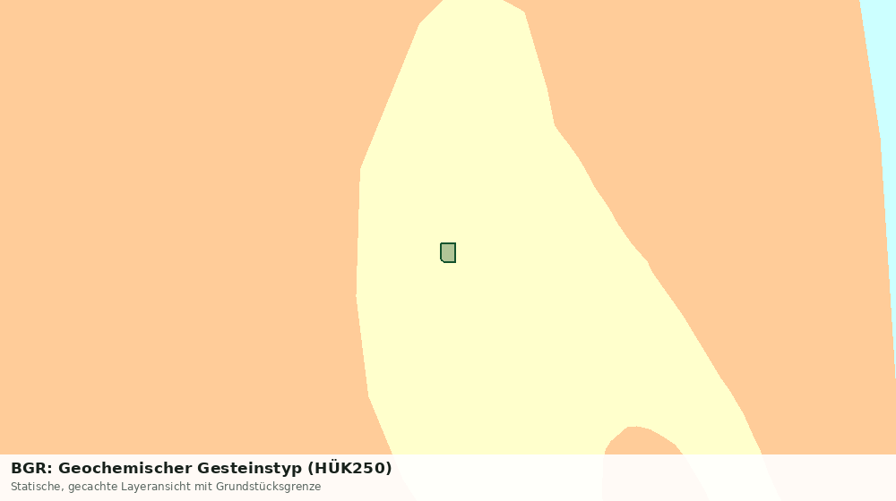 Statische Kartenansicht: BGR: Geochemischer Gesteinstyp (HÜK250)