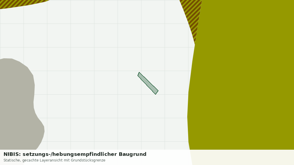 Statische Kartenansicht: NIBIS: setzungs-/hebungsempfindlicher Baugrund