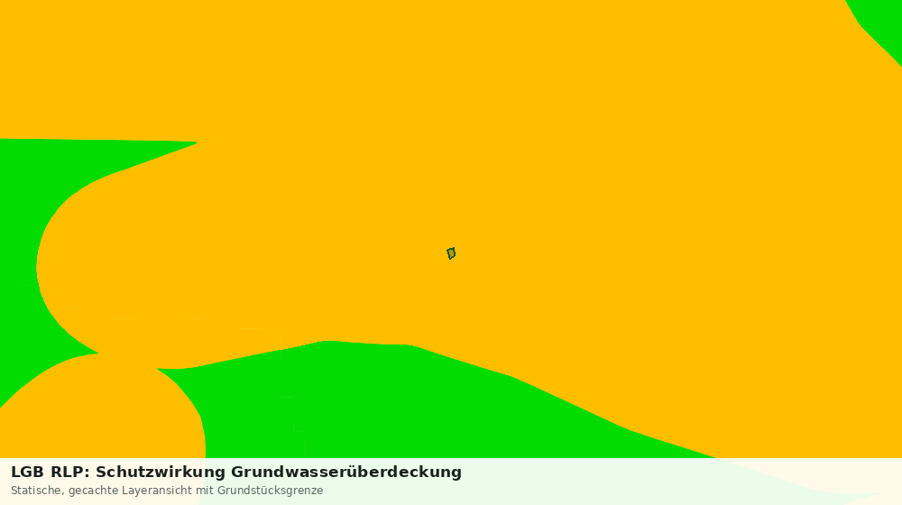 Statische Kartenansicht: LGB RLP: Schutzwirkung Grundwasserüberdeckung