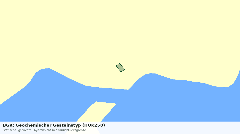 Statische Kartenansicht: BGR: Geochemischer Gesteinstyp (HÜK250)