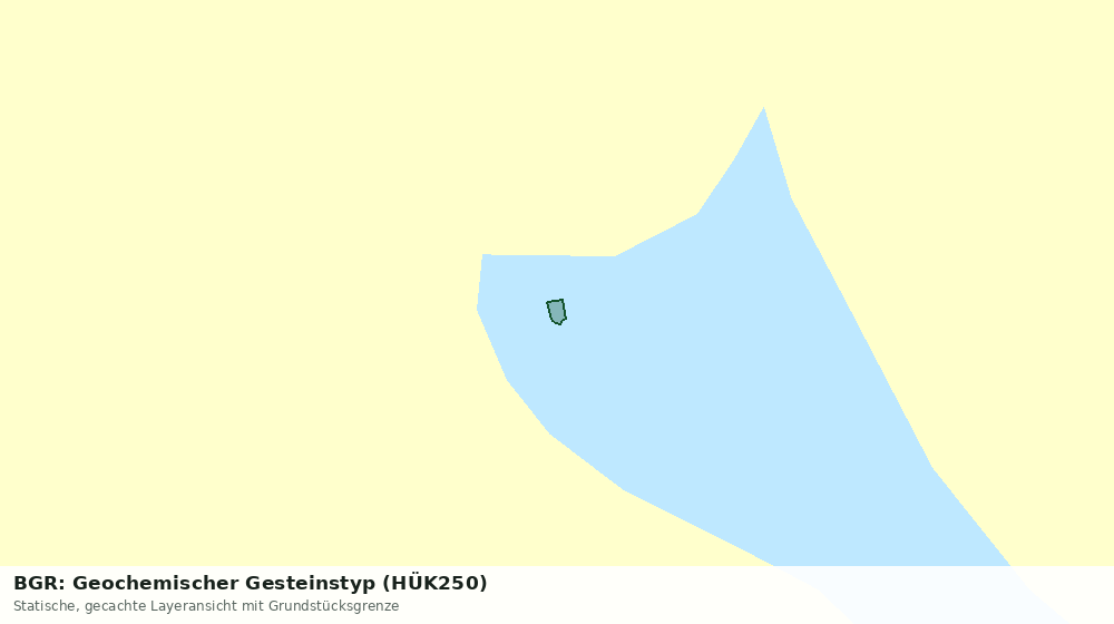Statische Kartenansicht: BGR: Geochemischer Gesteinstyp (HÜK250)