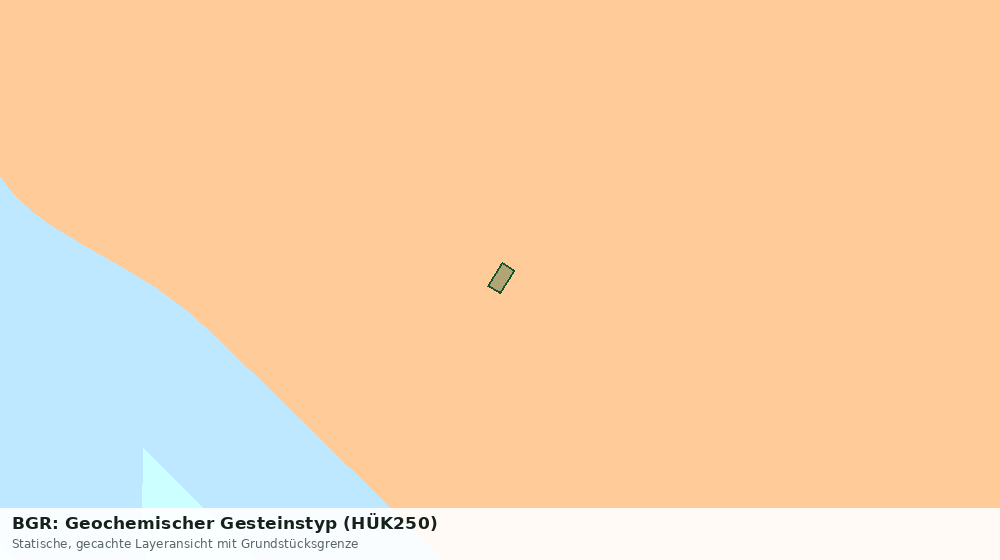 Statische Kartenansicht: BGR: Geochemischer Gesteinstyp (HÜK250)