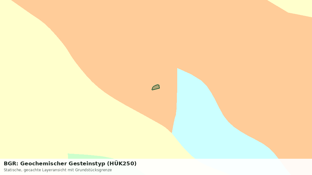 Statische Kartenansicht: BGR: Geochemischer Gesteinstyp (HÜK250)
