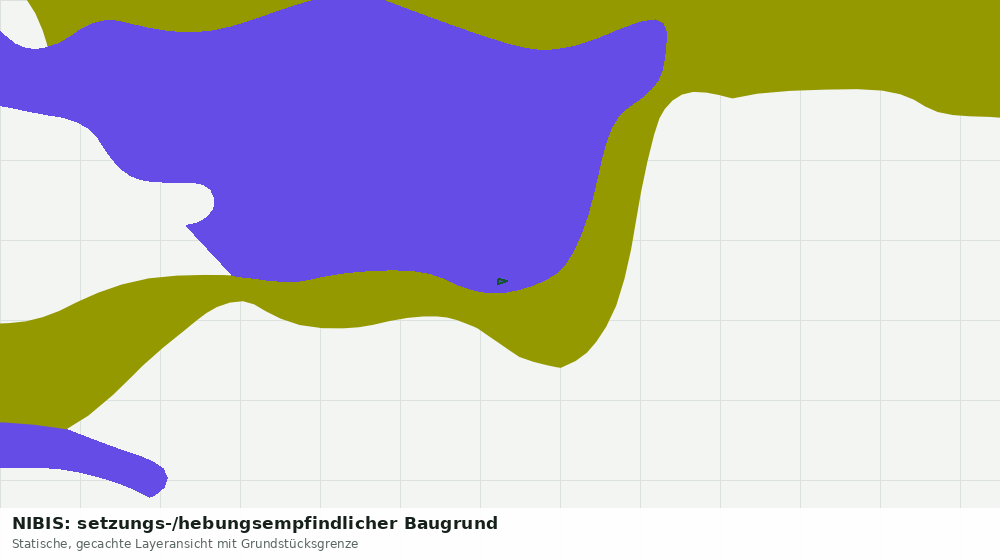 Statische Kartenansicht: NIBIS: setzungs-/hebungsempfindlicher Baugrund