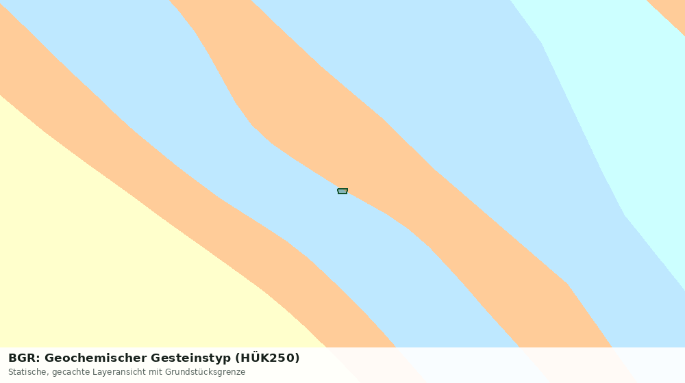 Statische Kartenansicht: BGR: Geochemischer Gesteinstyp (HÜK250)