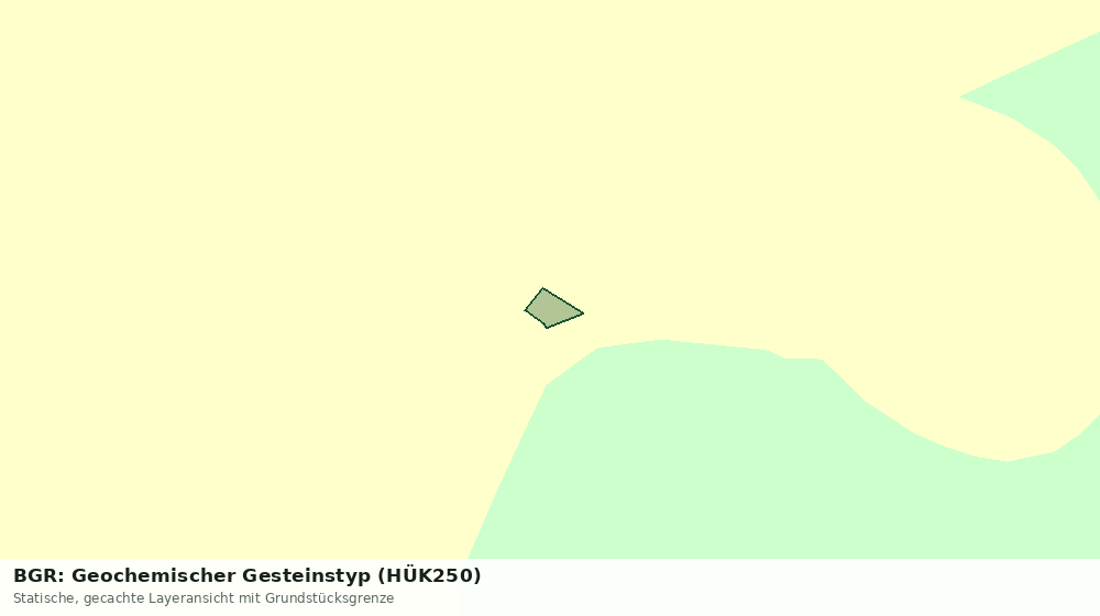 Statische Kartenansicht: BGR: Geochemischer Gesteinstyp (HÜK250)