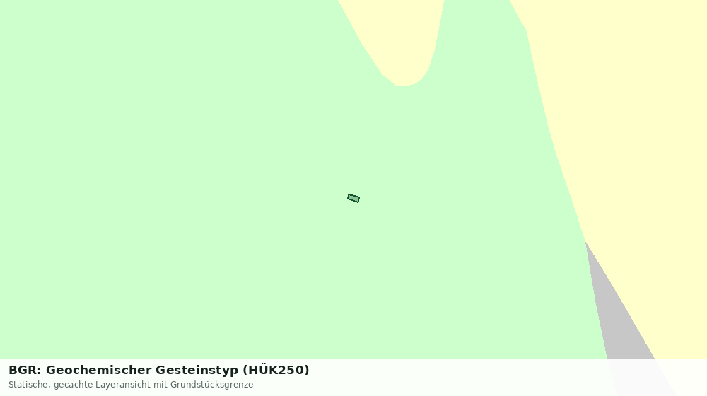 Statische Kartenansicht: BGR: Geochemischer Gesteinstyp (HÜK250)