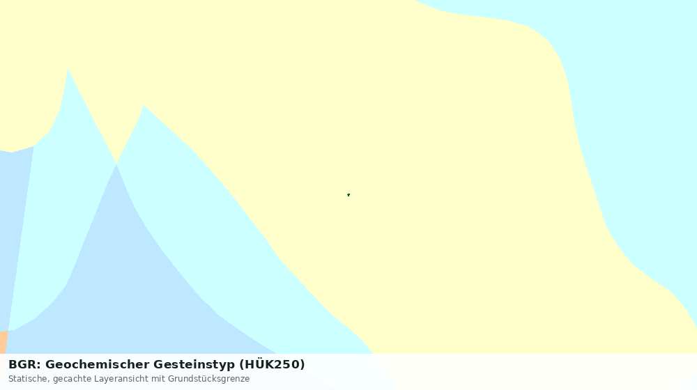Statische Kartenansicht: BGR: Geochemischer Gesteinstyp (HÜK250)