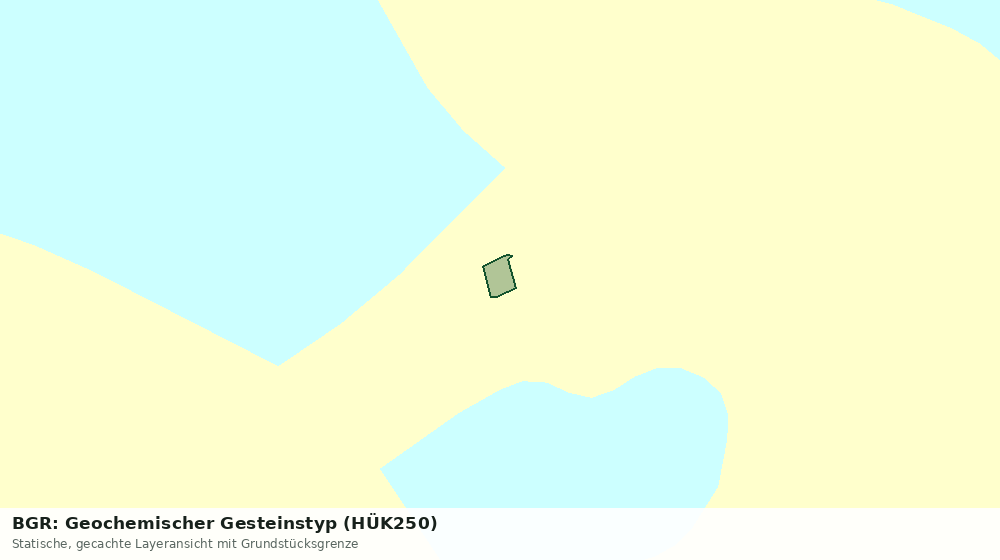 Statische Kartenansicht: BGR: Geochemischer Gesteinstyp (HÜK250)
