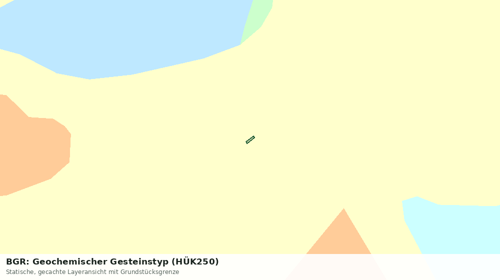 Statische Kartenansicht: BGR: Geochemischer Gesteinstyp (HÜK250)
