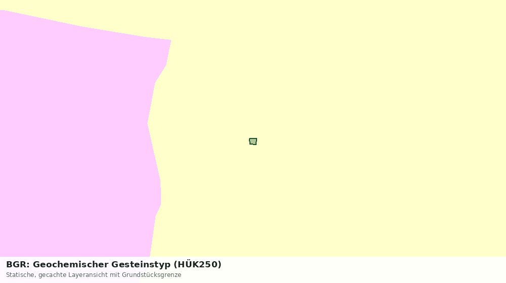 Statische Kartenansicht: BGR: Geochemischer Gesteinstyp (HÜK250)