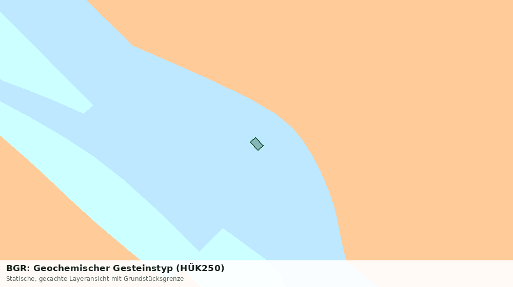 Statische Kartenansicht: BGR: Geochemischer Gesteinstyp (HÜK250)