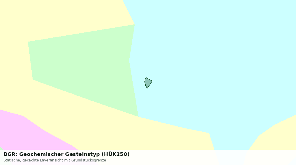 Statische Kartenansicht: BGR: Geochemischer Gesteinstyp (HÜK250)