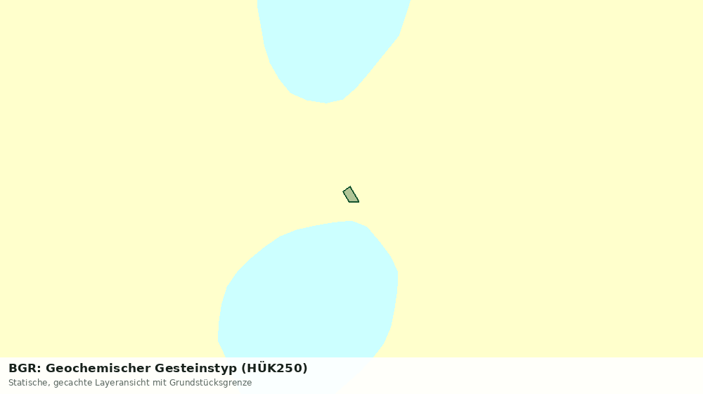 Statische Kartenansicht: BGR: Geochemischer Gesteinstyp (HÜK250)