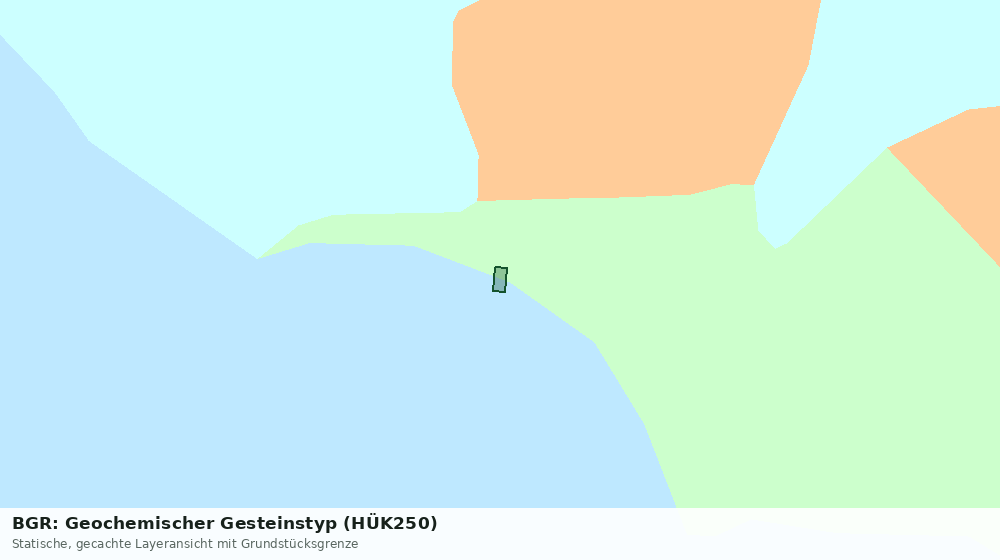 Statische Kartenansicht: BGR: Geochemischer Gesteinstyp (HÜK250)