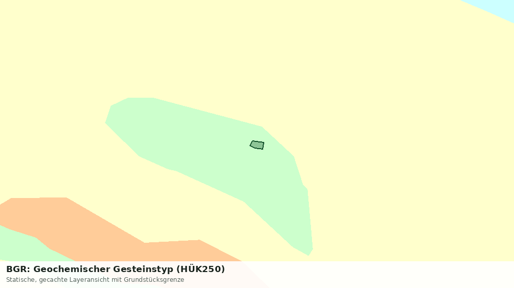 Statische Kartenansicht: BGR: Geochemischer Gesteinstyp (HÜK250)