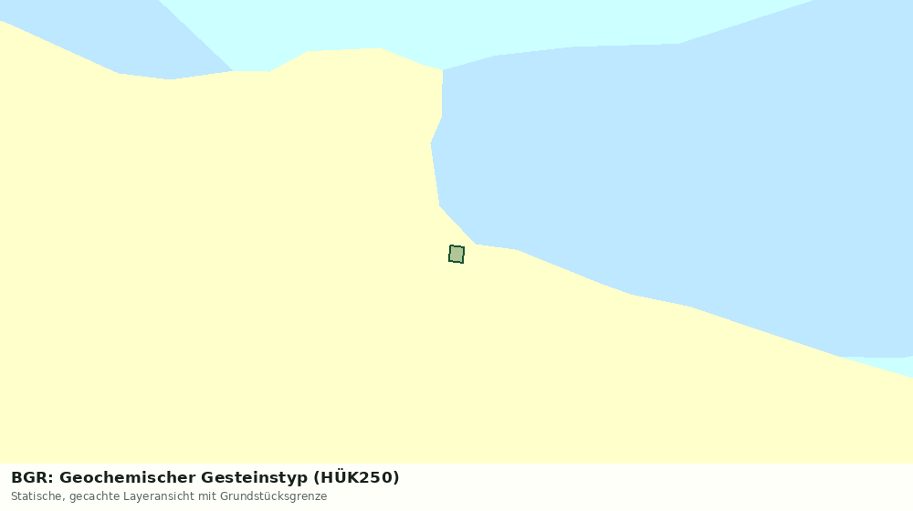 Statische Kartenansicht: BGR: Geochemischer Gesteinstyp (HÜK250)