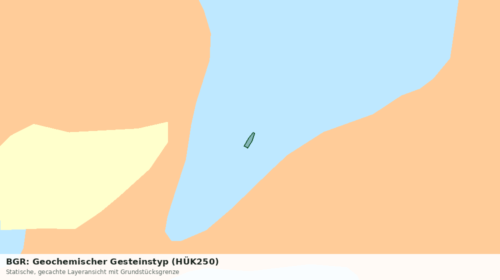 Statische Kartenansicht: BGR: Geochemischer Gesteinstyp (HÜK250)