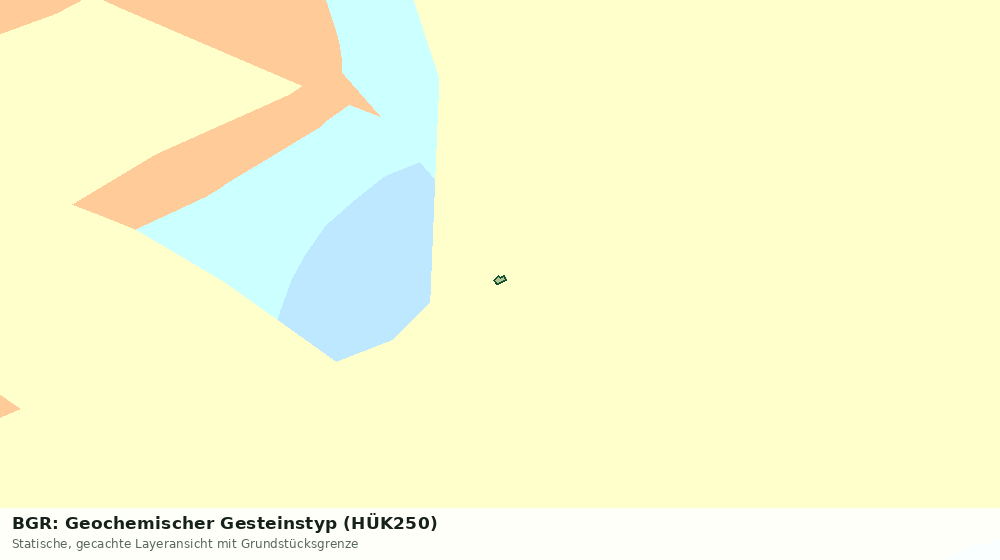 Statische Kartenansicht: BGR: Geochemischer Gesteinstyp (HÜK250)