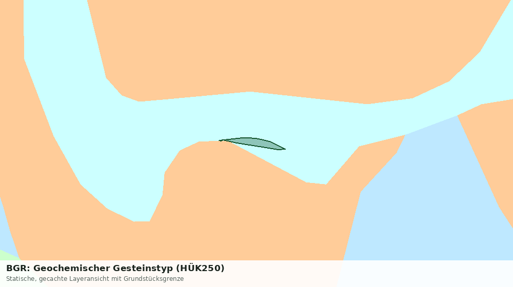 Statische Kartenansicht: BGR: Geochemischer Gesteinstyp (HÜK250)