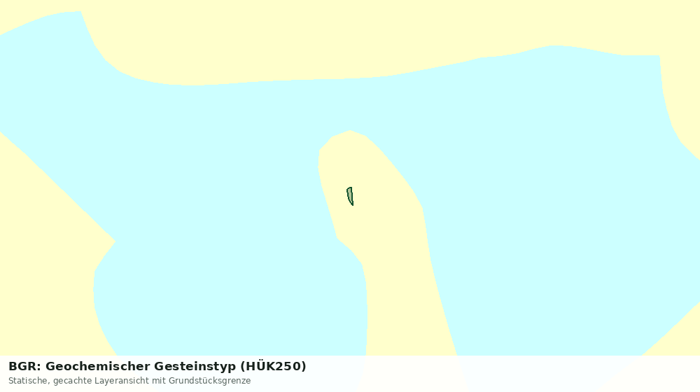 Statische Kartenansicht: BGR: Geochemischer Gesteinstyp (HÜK250)