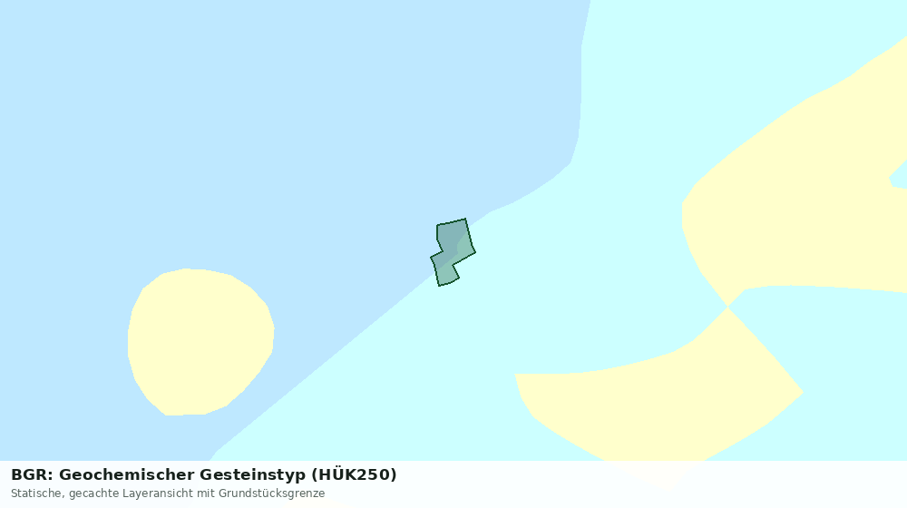 Statische Kartenansicht: BGR: Geochemischer Gesteinstyp (HÜK250)