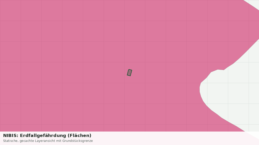 Statische Kartenansicht: NIBIS: Erdfallgefährdung (Flächen)