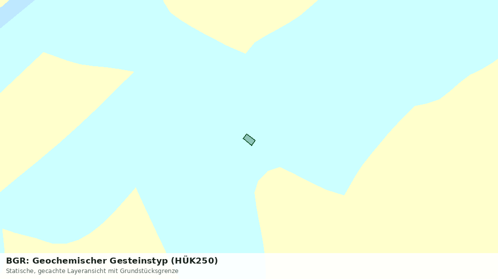 Statische Kartenansicht: BGR: Geochemischer Gesteinstyp (HÜK250)