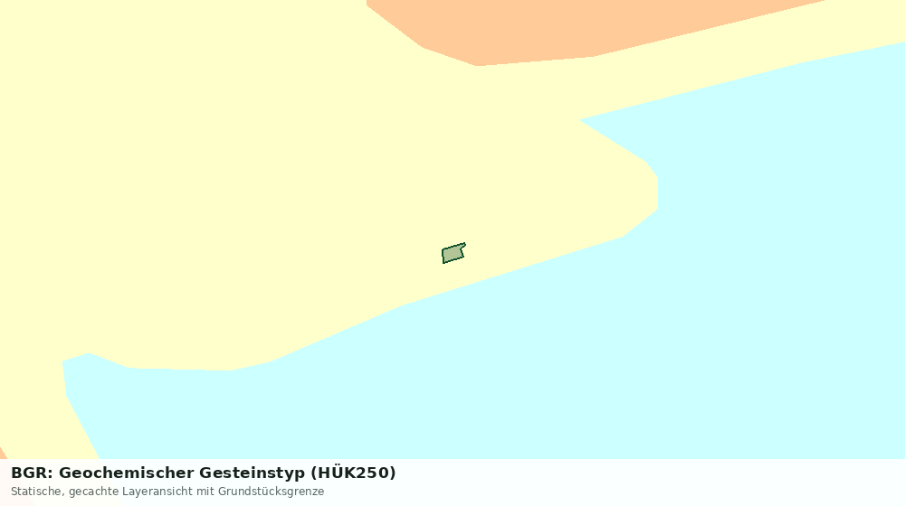 Statische Kartenansicht: BGR: Geochemischer Gesteinstyp (HÜK250)