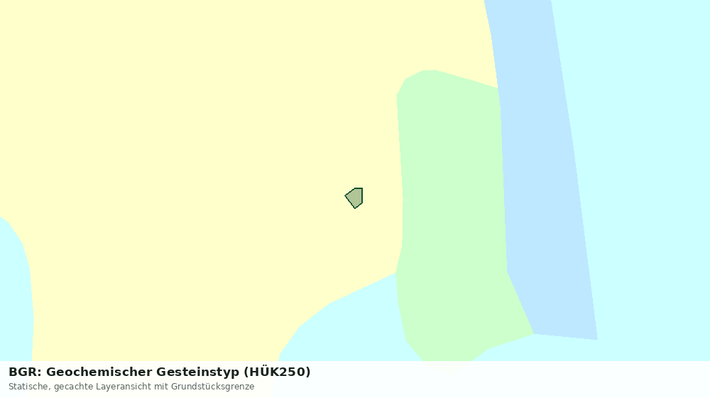 Statische Kartenansicht: BGR: Geochemischer Gesteinstyp (HÜK250)