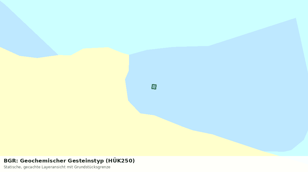 Statische Kartenansicht: BGR: Geochemischer Gesteinstyp (HÜK250)