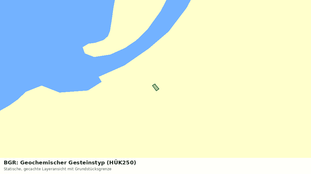 Statische Kartenansicht: BGR: Geochemischer Gesteinstyp (HÜK250)