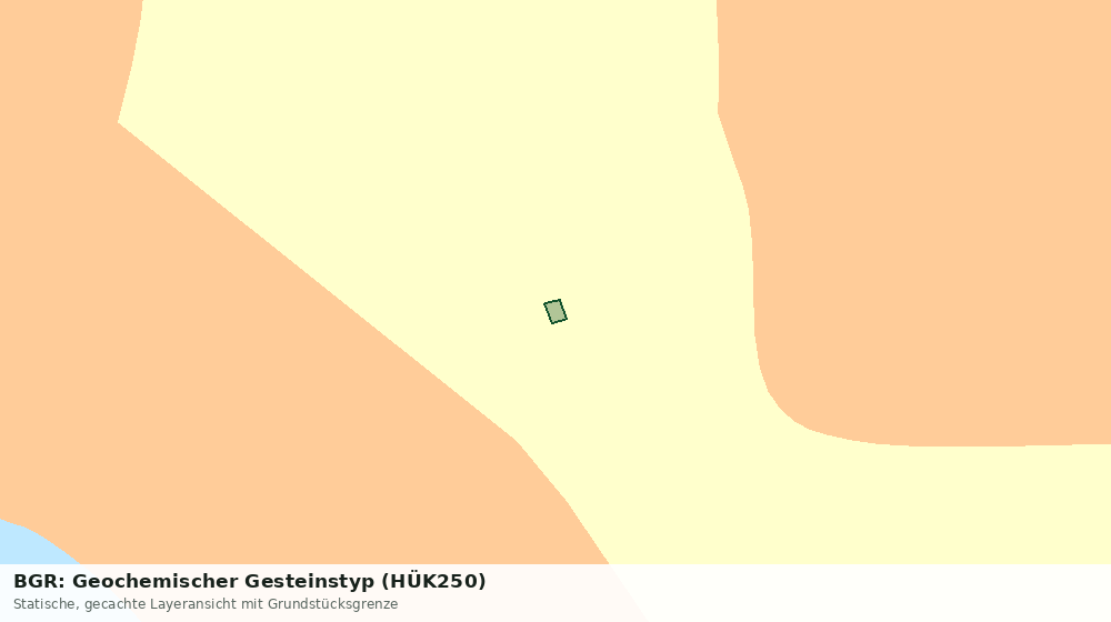 Statische Kartenansicht: BGR: Geochemischer Gesteinstyp (HÜK250)