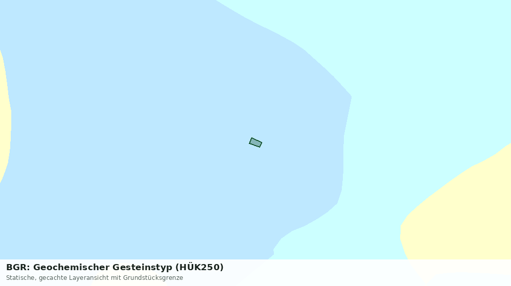 Statische Kartenansicht: BGR: Geochemischer Gesteinstyp (HÜK250)